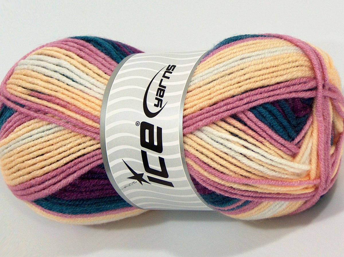 Nice Baby Pink, White, Purple, Dark Cream, Oil Blue