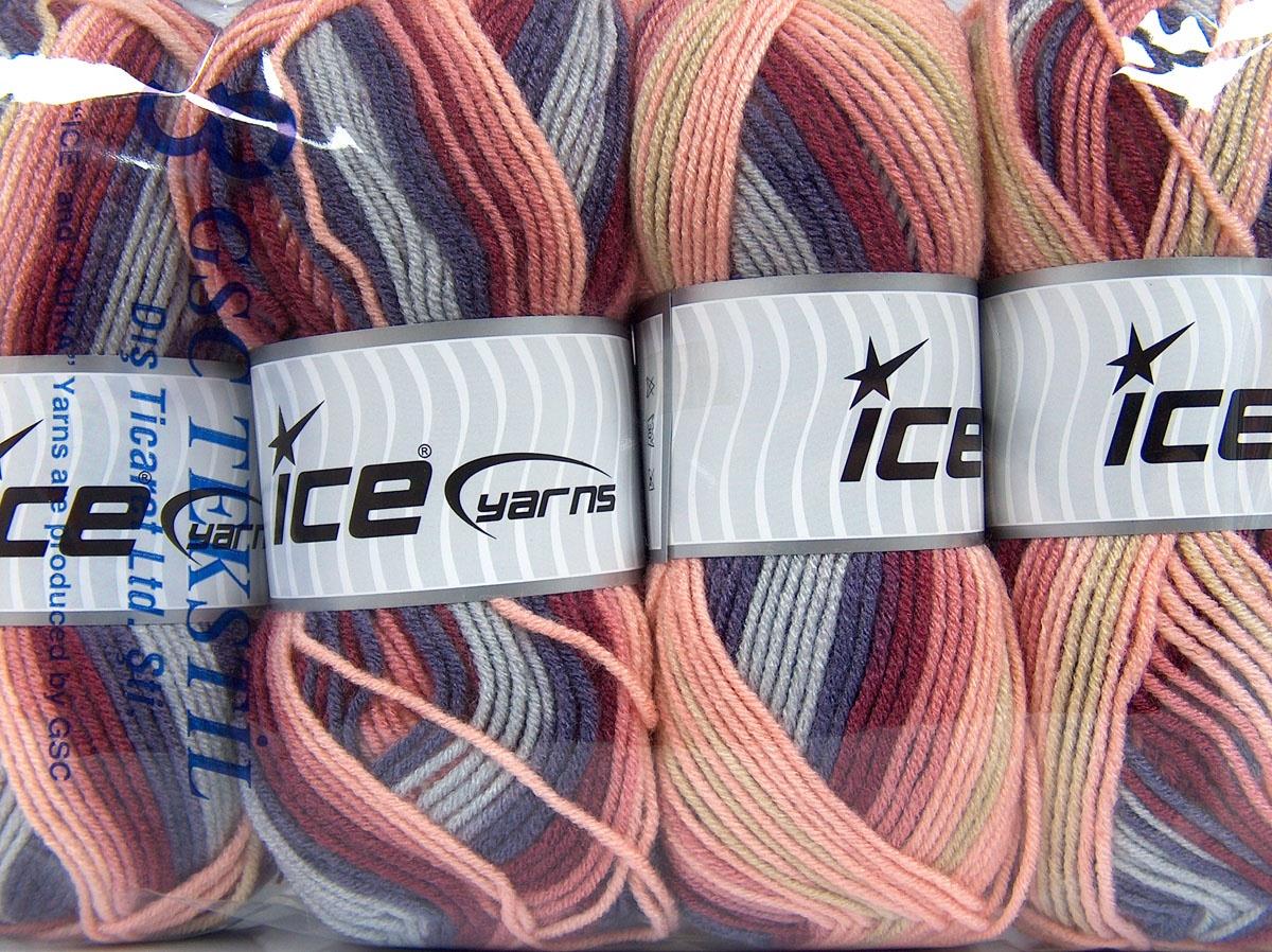 Nice Baby Purple, Burgundy, Camel, Light Grey, Salmon