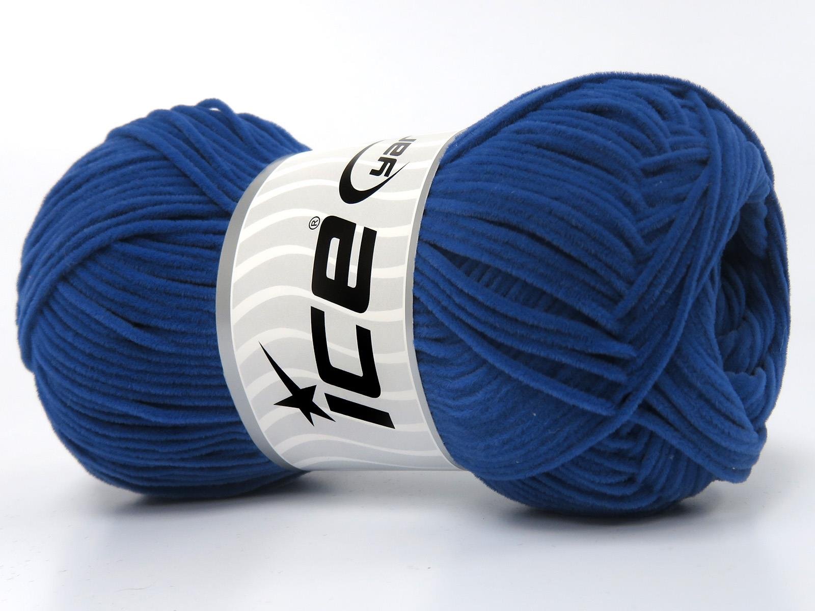 Nubuck Chenille Saxe Blue