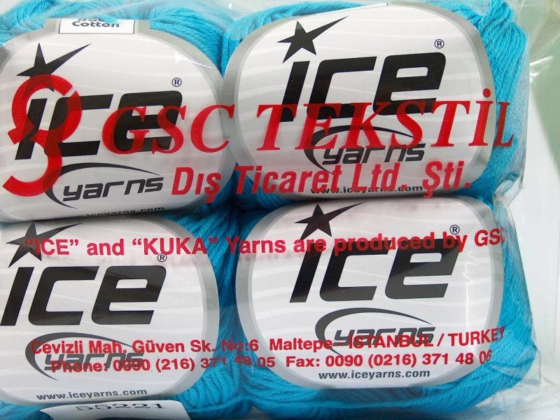 Organic Baby Cotton Turquoise