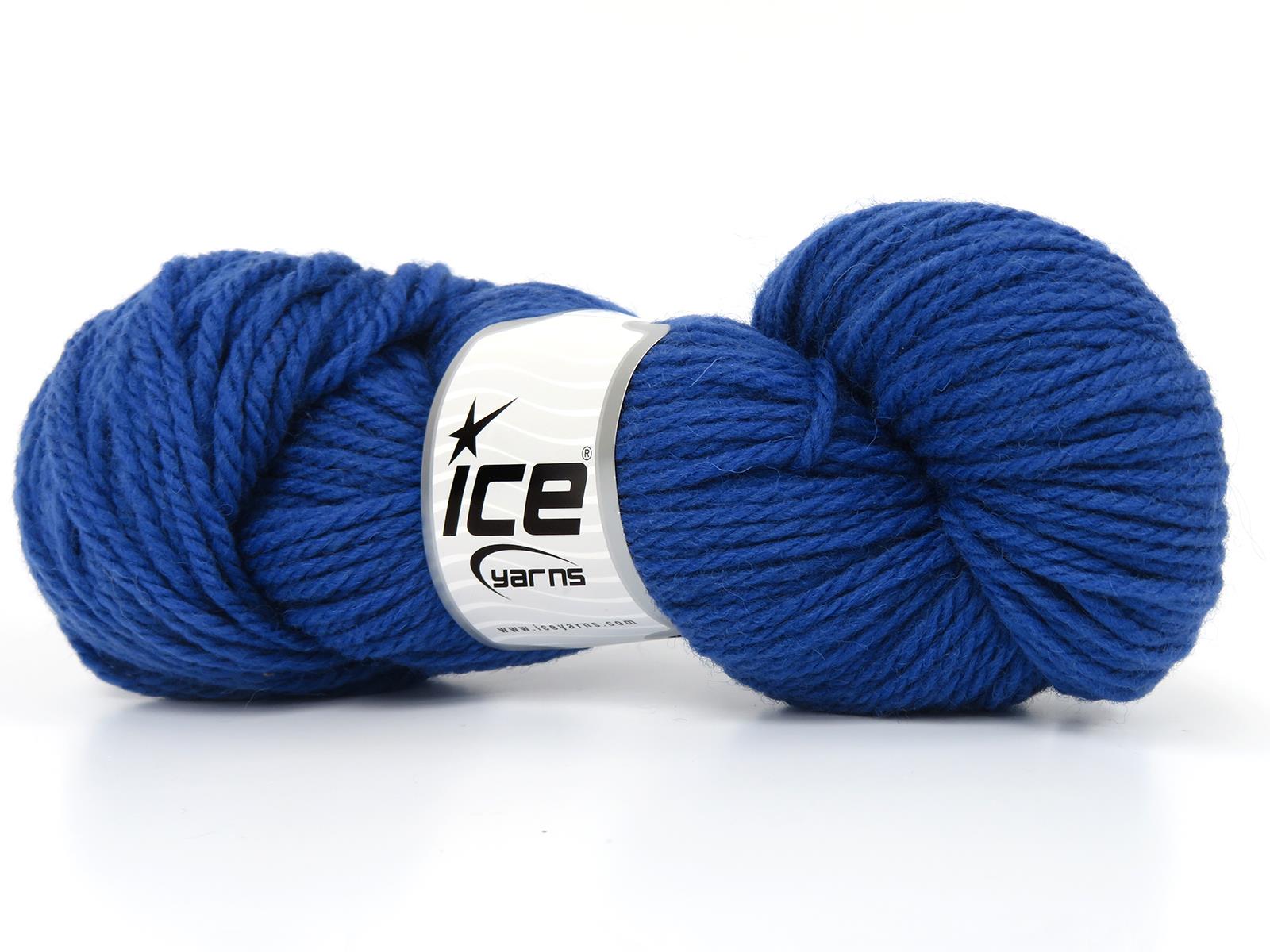 Organic Wool Bulky Blue
