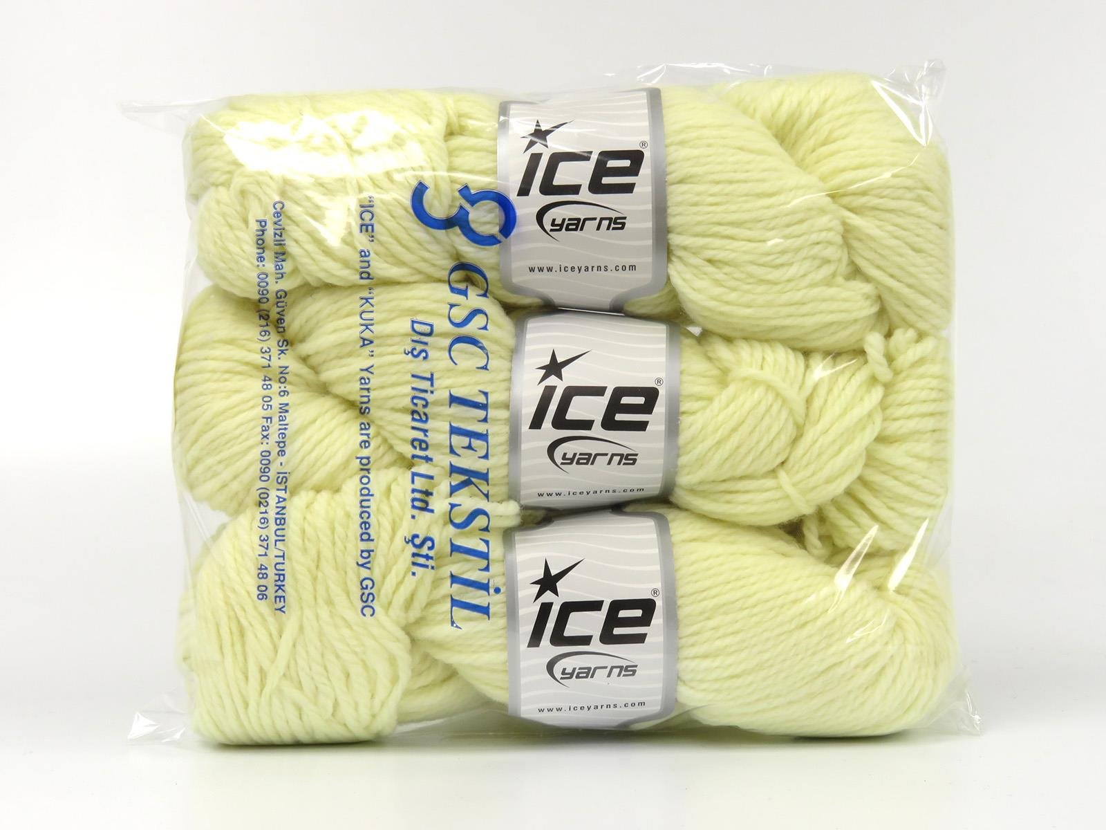 Organic Wool Bulky Dark Cream