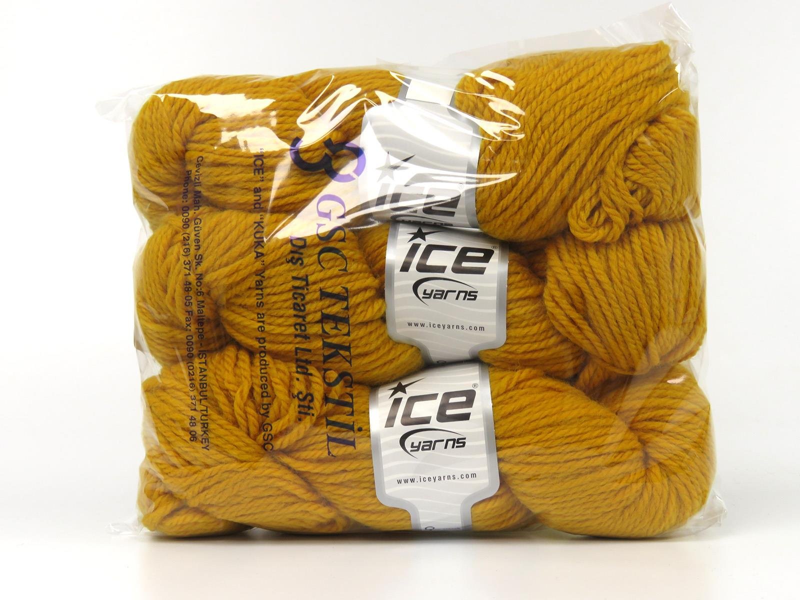 Organic Wool Bulky Gold