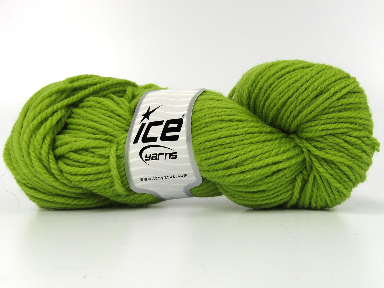 Organic Wool Bulky Green