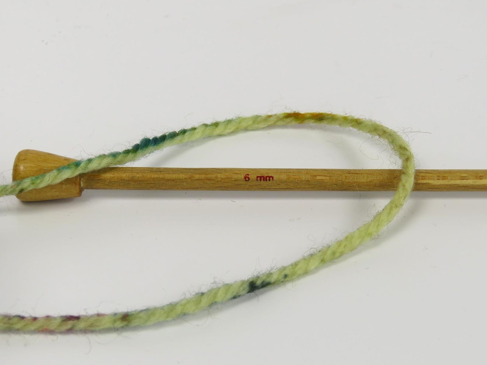 Organic Wool Bulky Hand Paint Rainbow