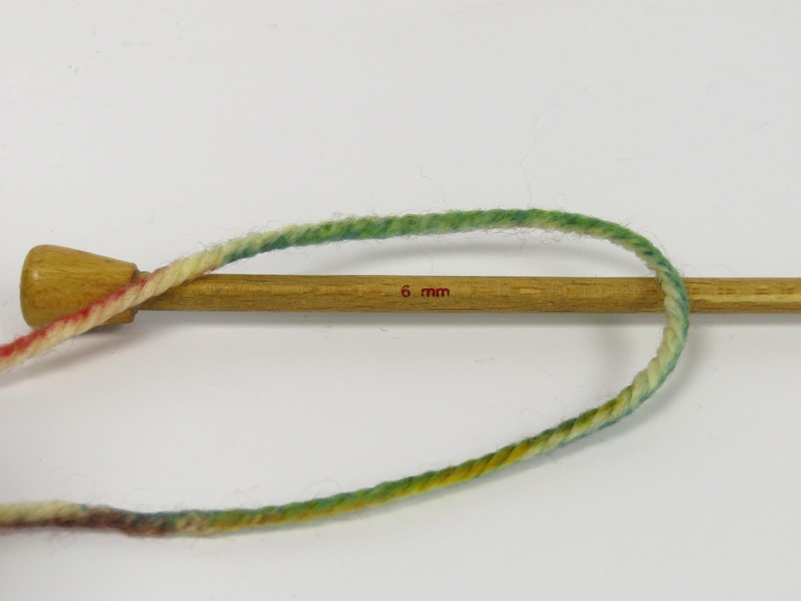 Organic Wool Bulky Hand Paint Rainbow