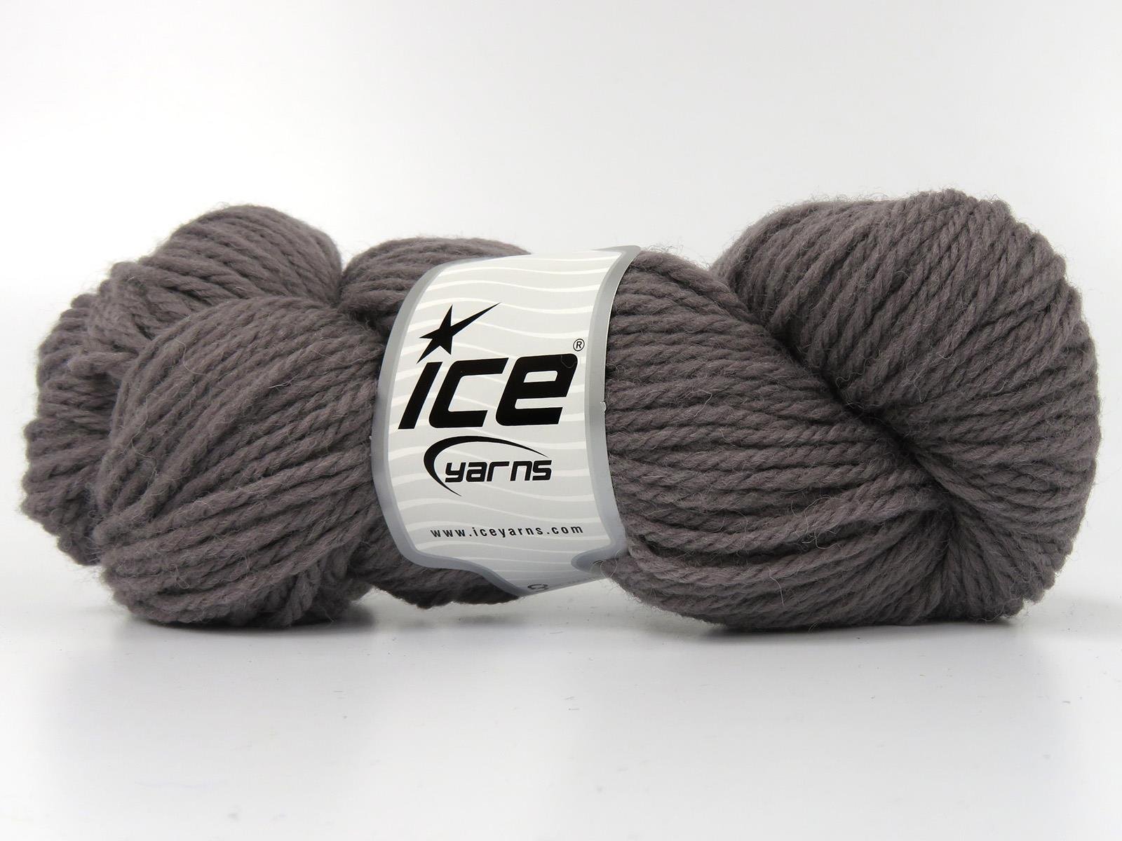 Organic Wool Bulky Light Maroon