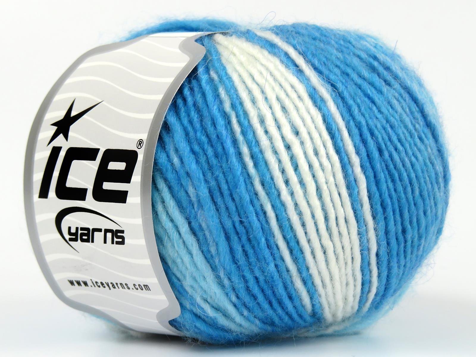 Passion Wool White, Blue Shades