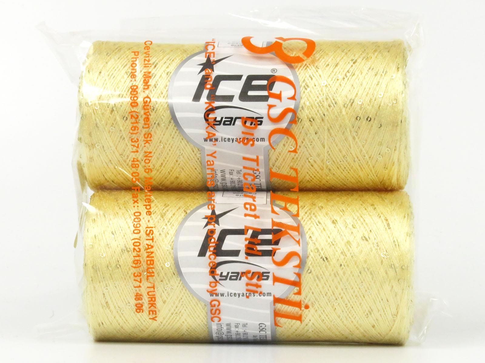 Petite Paillette Cone Dark Cream