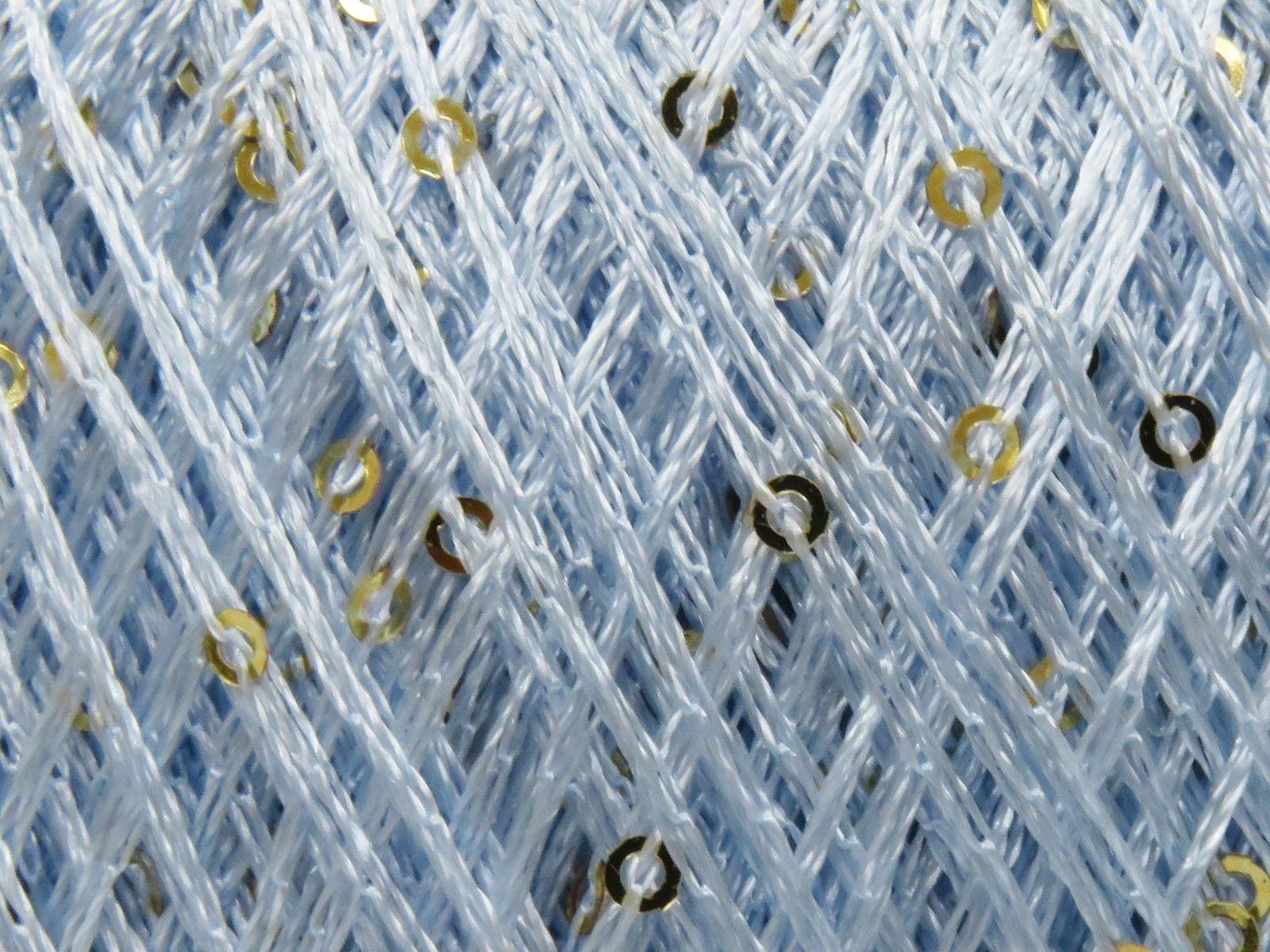 Petite Paillette Cone Light Blue