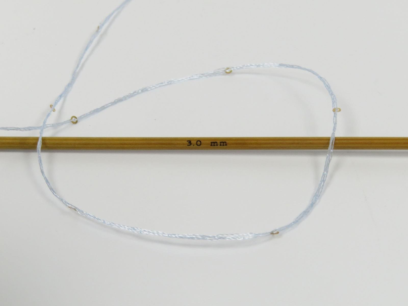 Petite Paillette Cone Light Blue