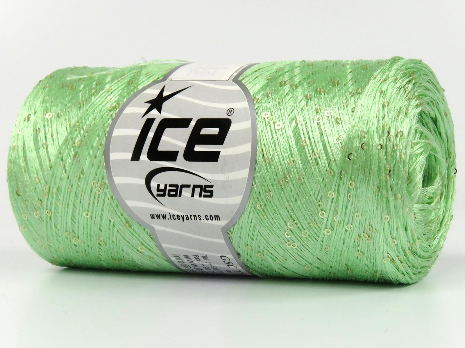 Petite Paillette Cone Mint Green