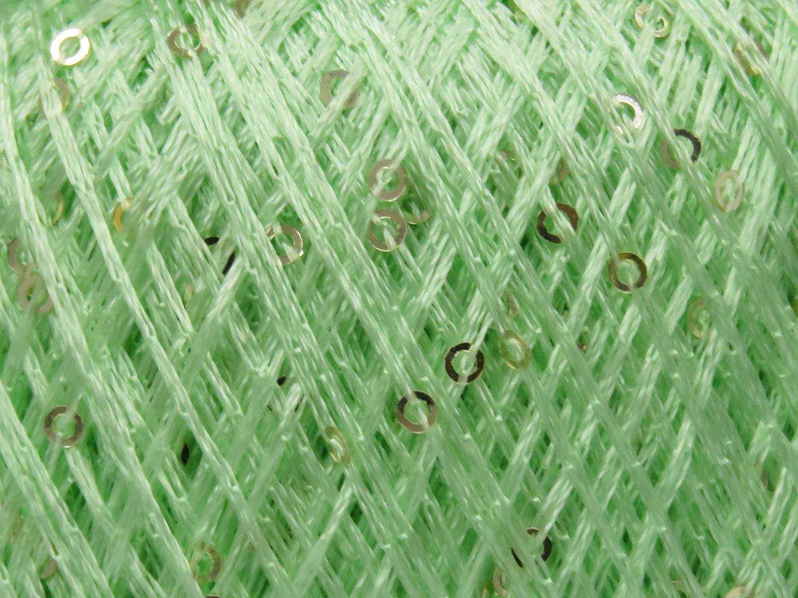 Petite Paillette Mint Green