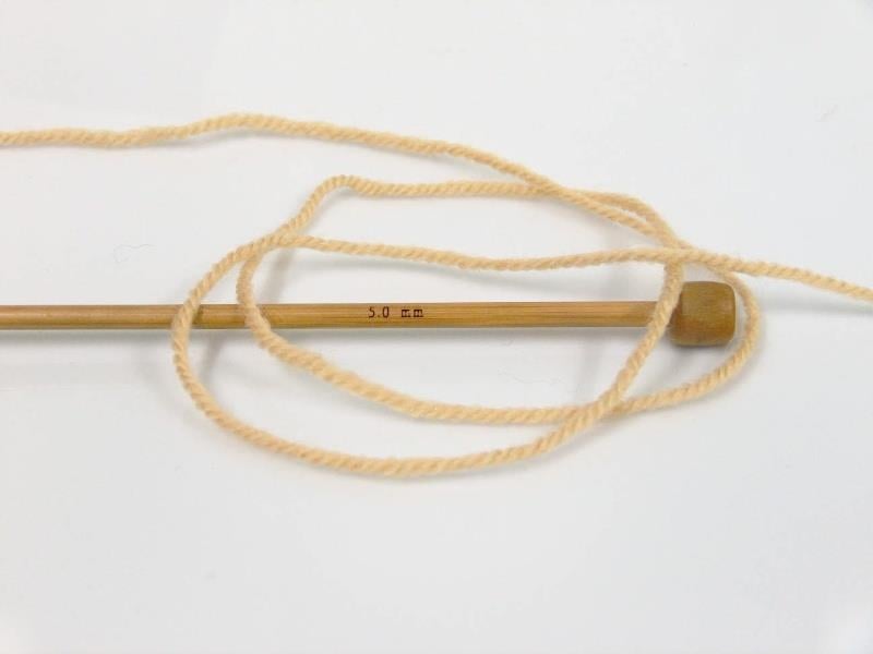 Plain Wool Worsted Cafe Latte