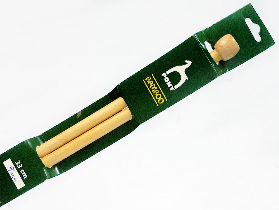 Pony Bamboo Knitting Needles . 9 mm (US 13)