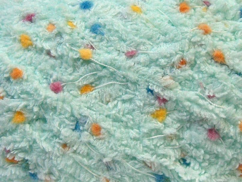 Puffy PomPom Mint Green