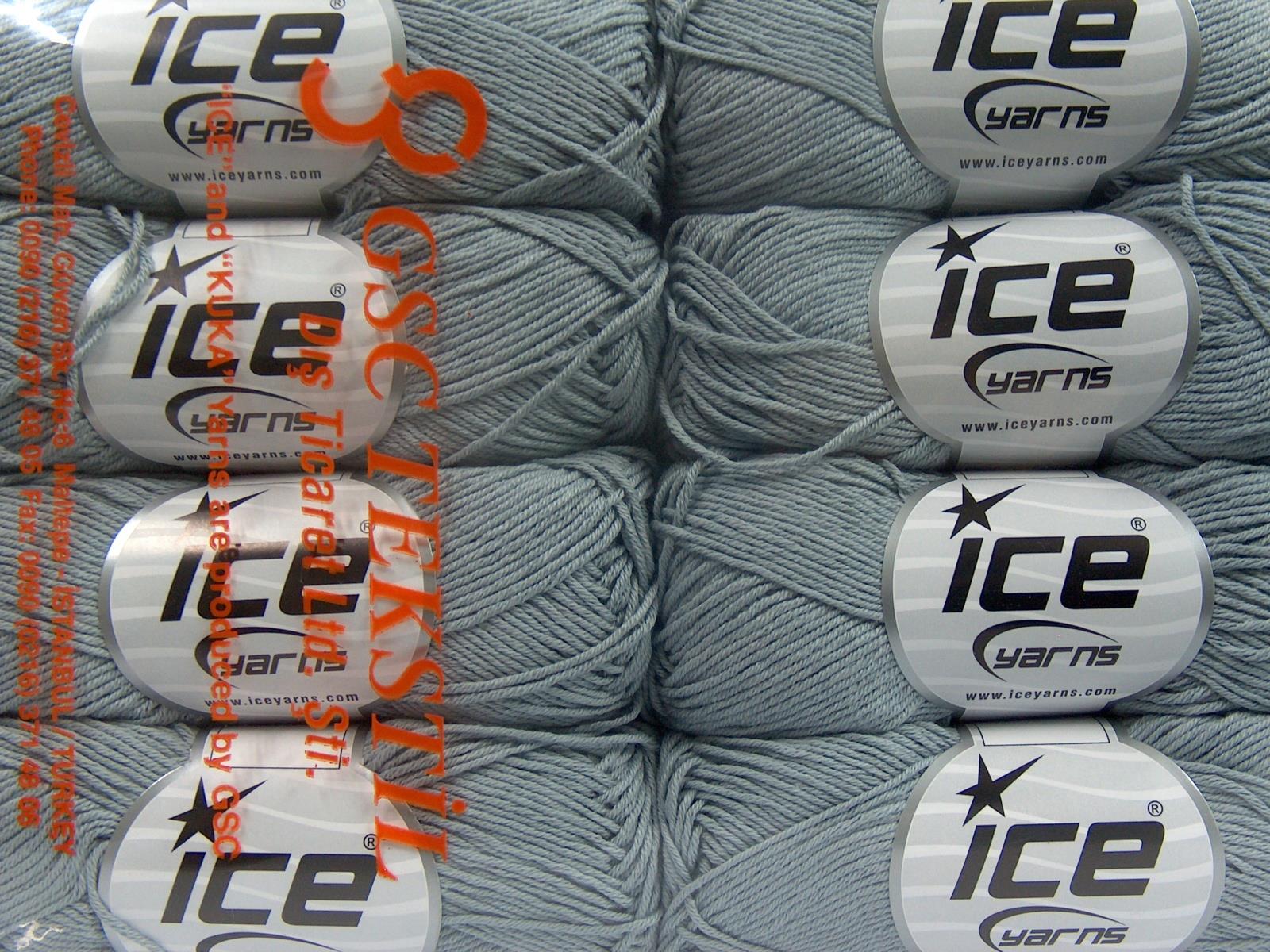 Pure Cotton Fine Light Grey