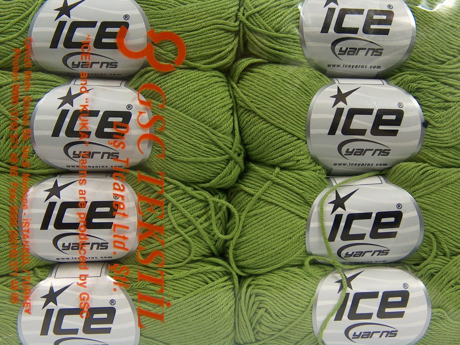 Pure Cotton Fine Pistachio Green