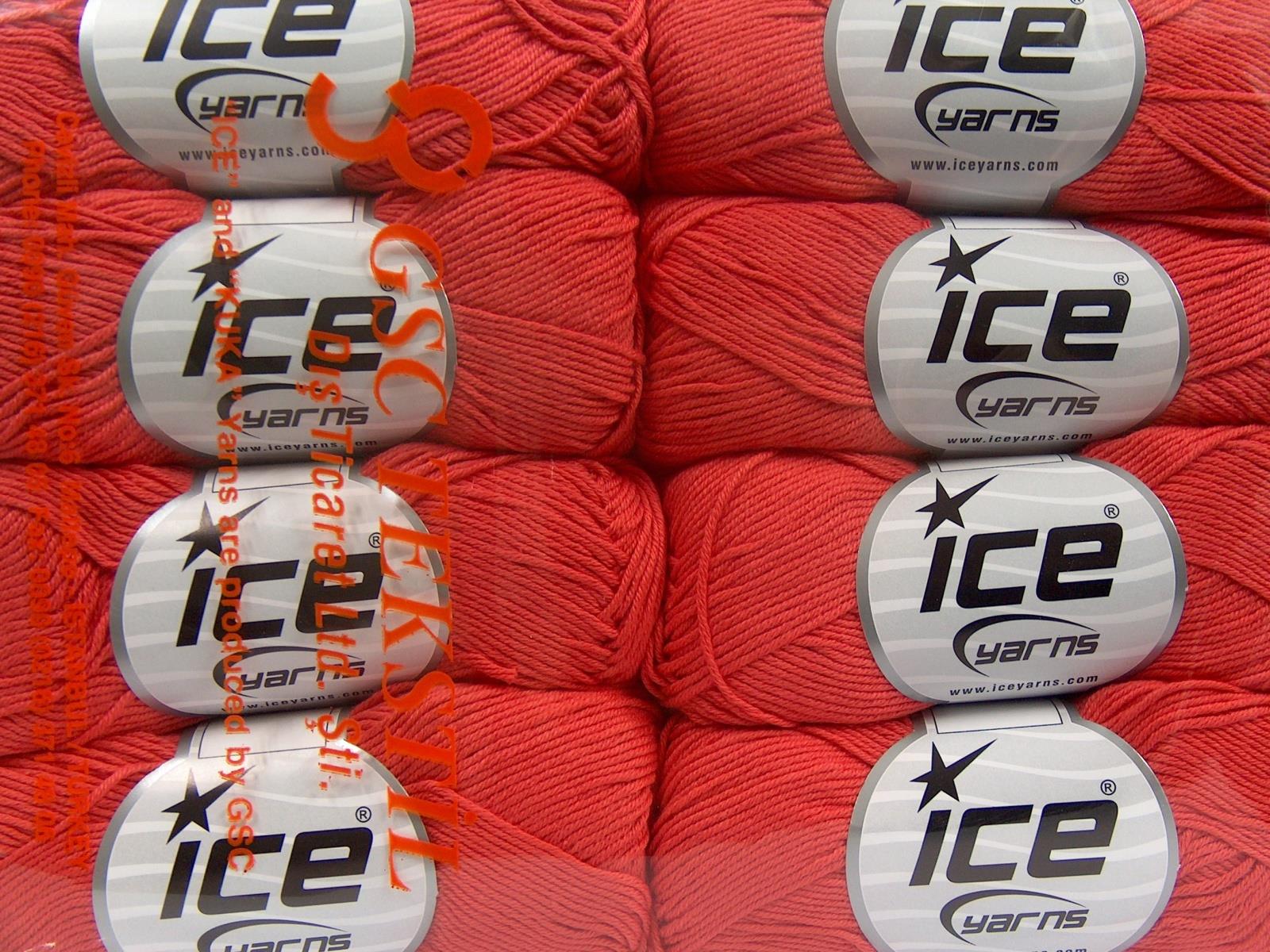 Pure Cotton Fine Salmon
