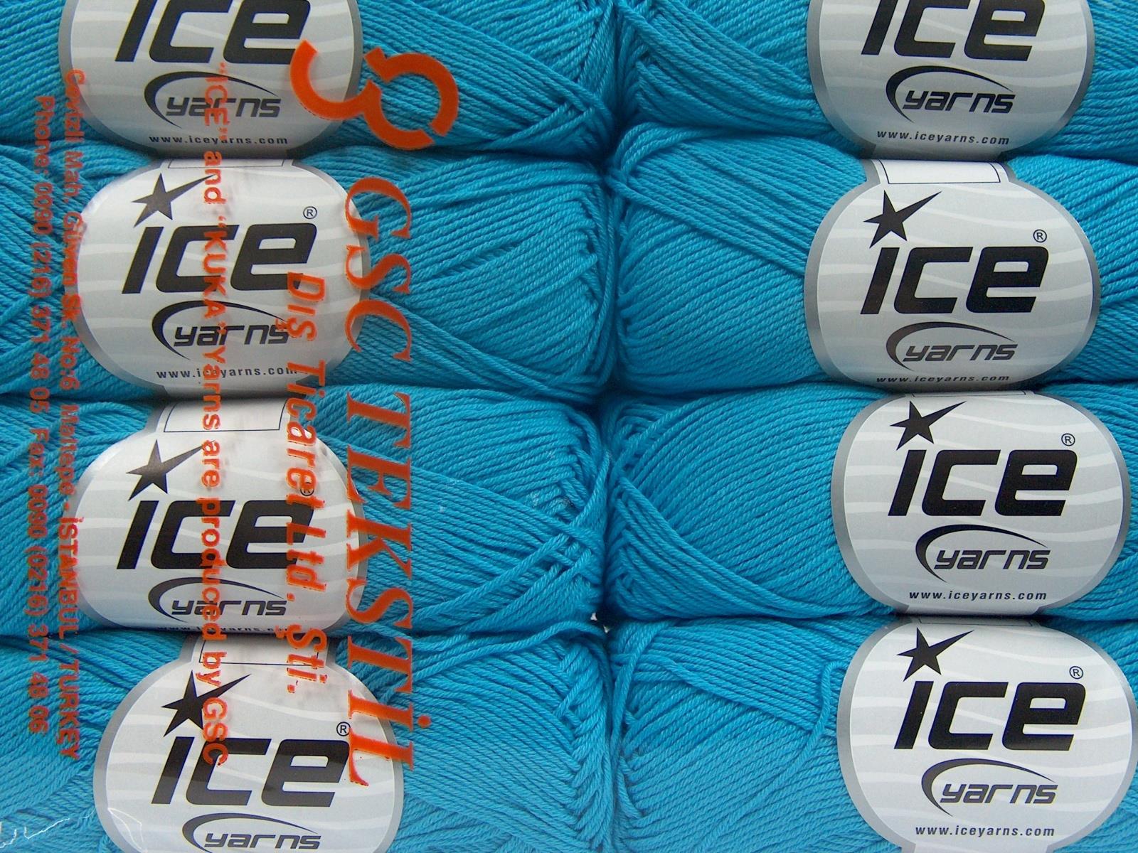 Pure Cotton Fine Turquoise