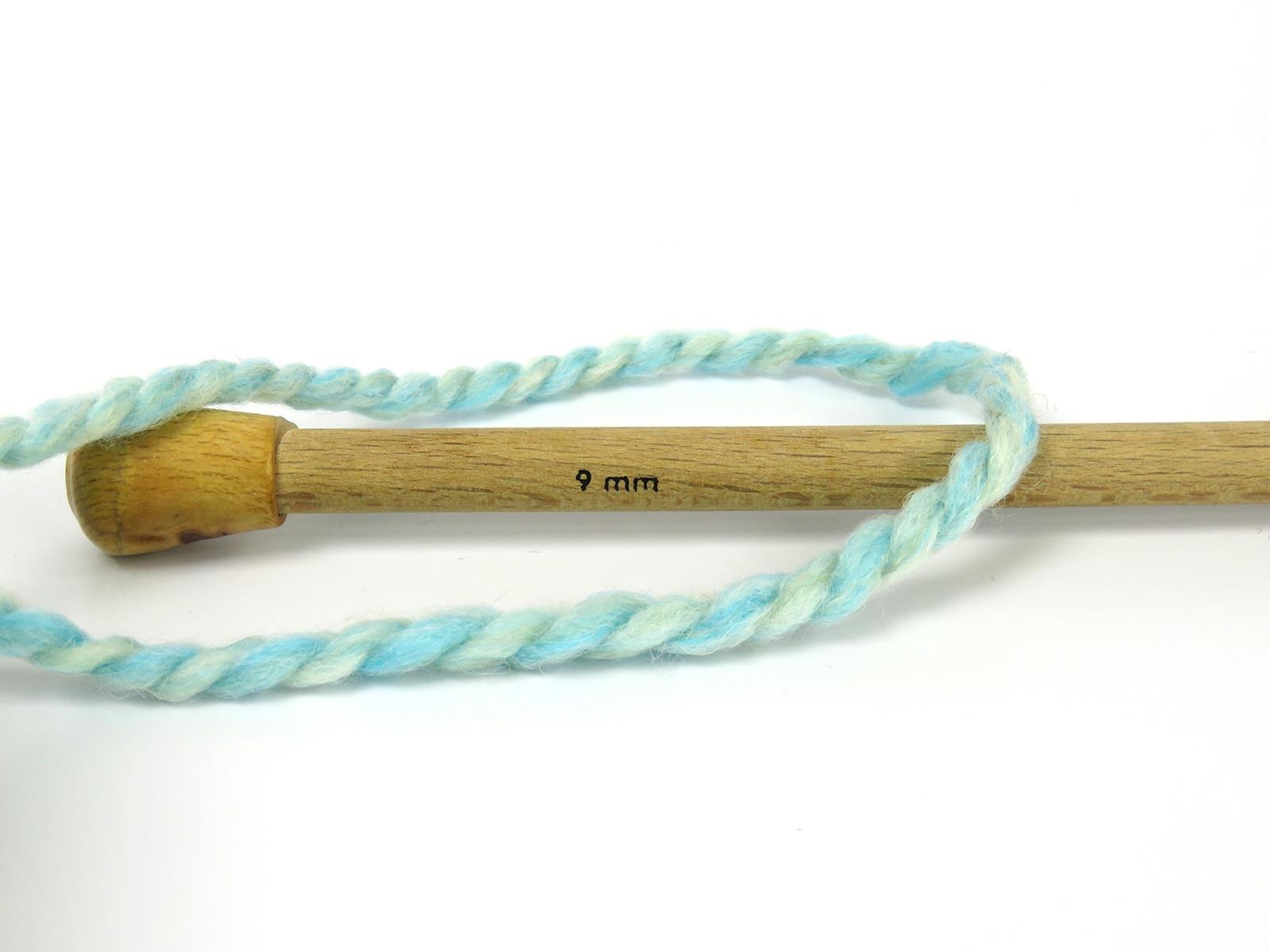 Puzzle Wool Chunky Turquoise, Fuchsia, Green Shades