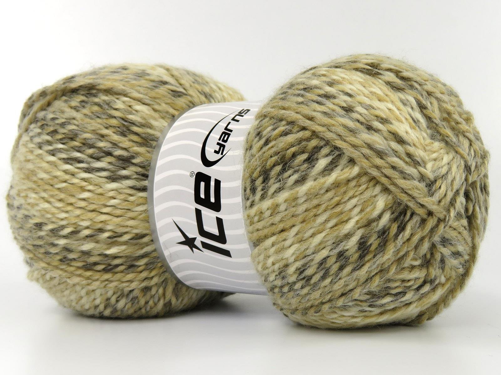 Puzzle Wool Worsted Cream Shades, Grey Shades