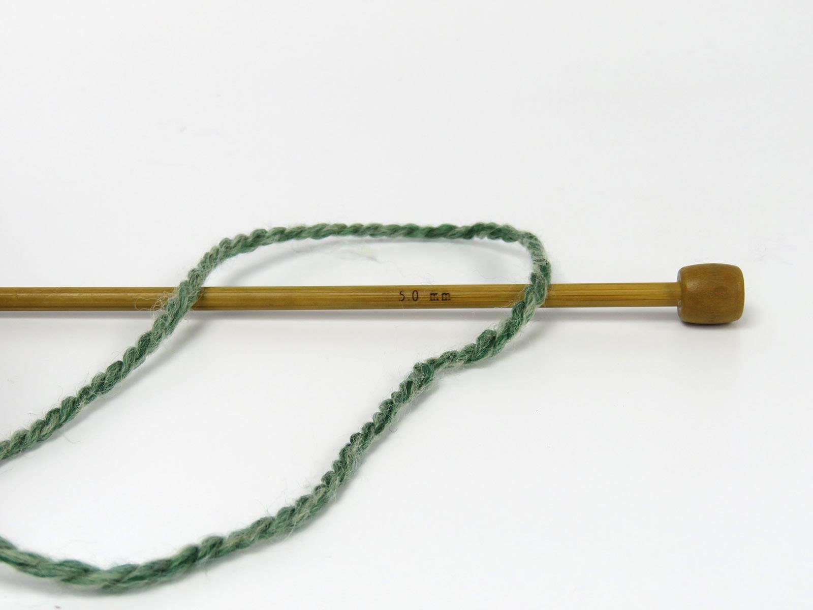 Puzzle Wool Worsted Green, Blue, Cream