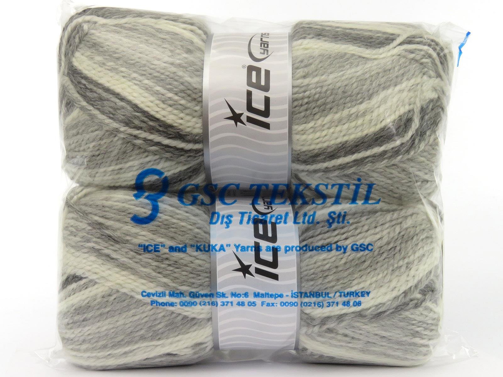 Puzzle Wool Worsted Grey Shades