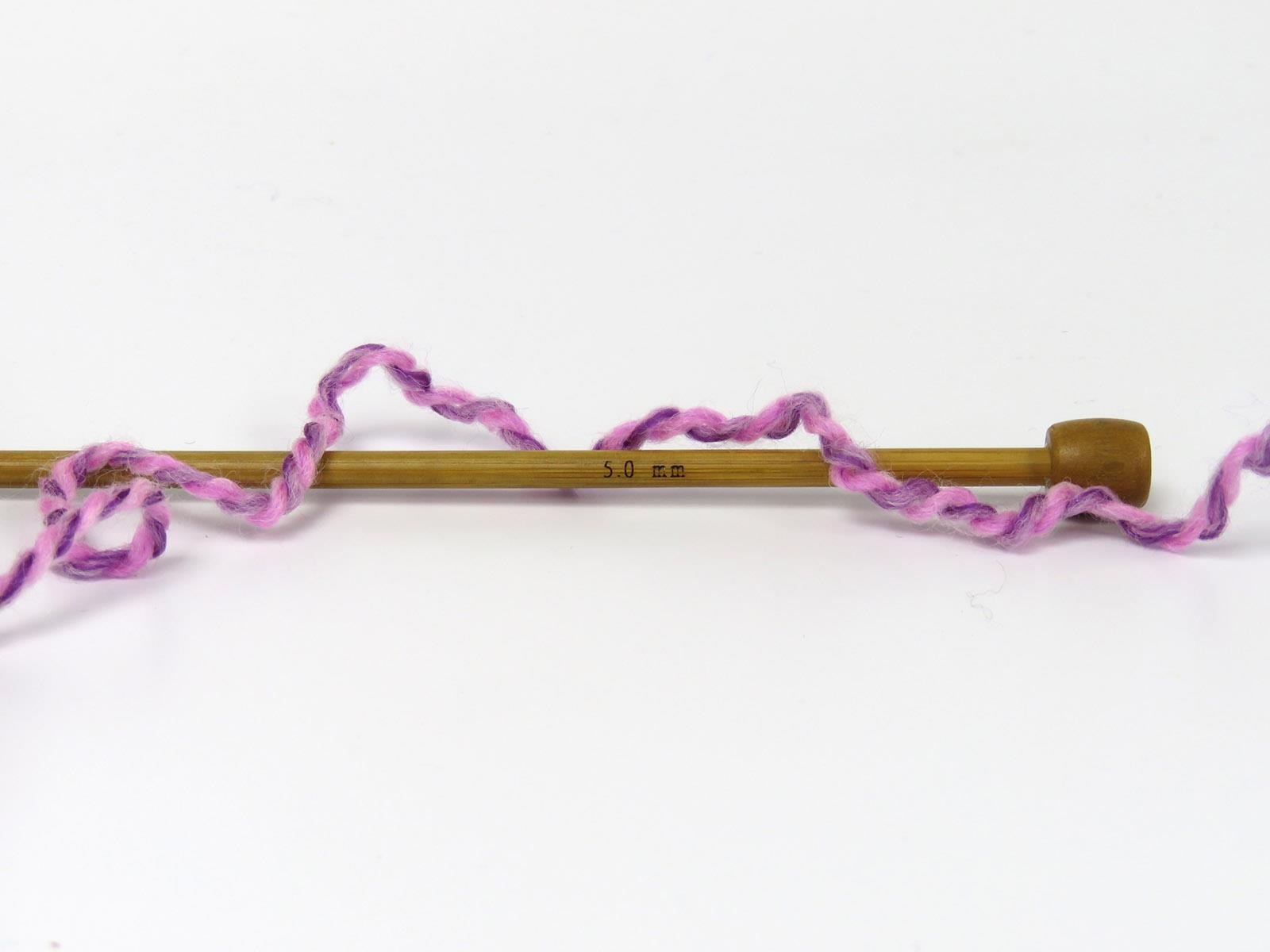 Puzzle Wool Worsted Purple, Pink Shades