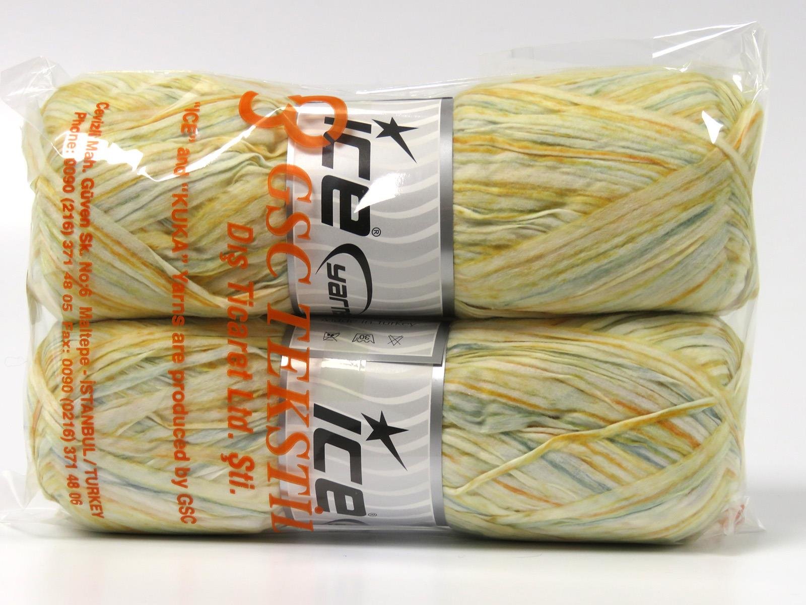 Raffia Color Green, White, Yellow, Gold