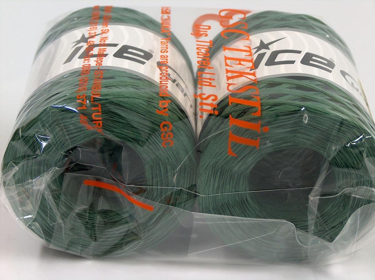 Raffia Dark Green, Hunter