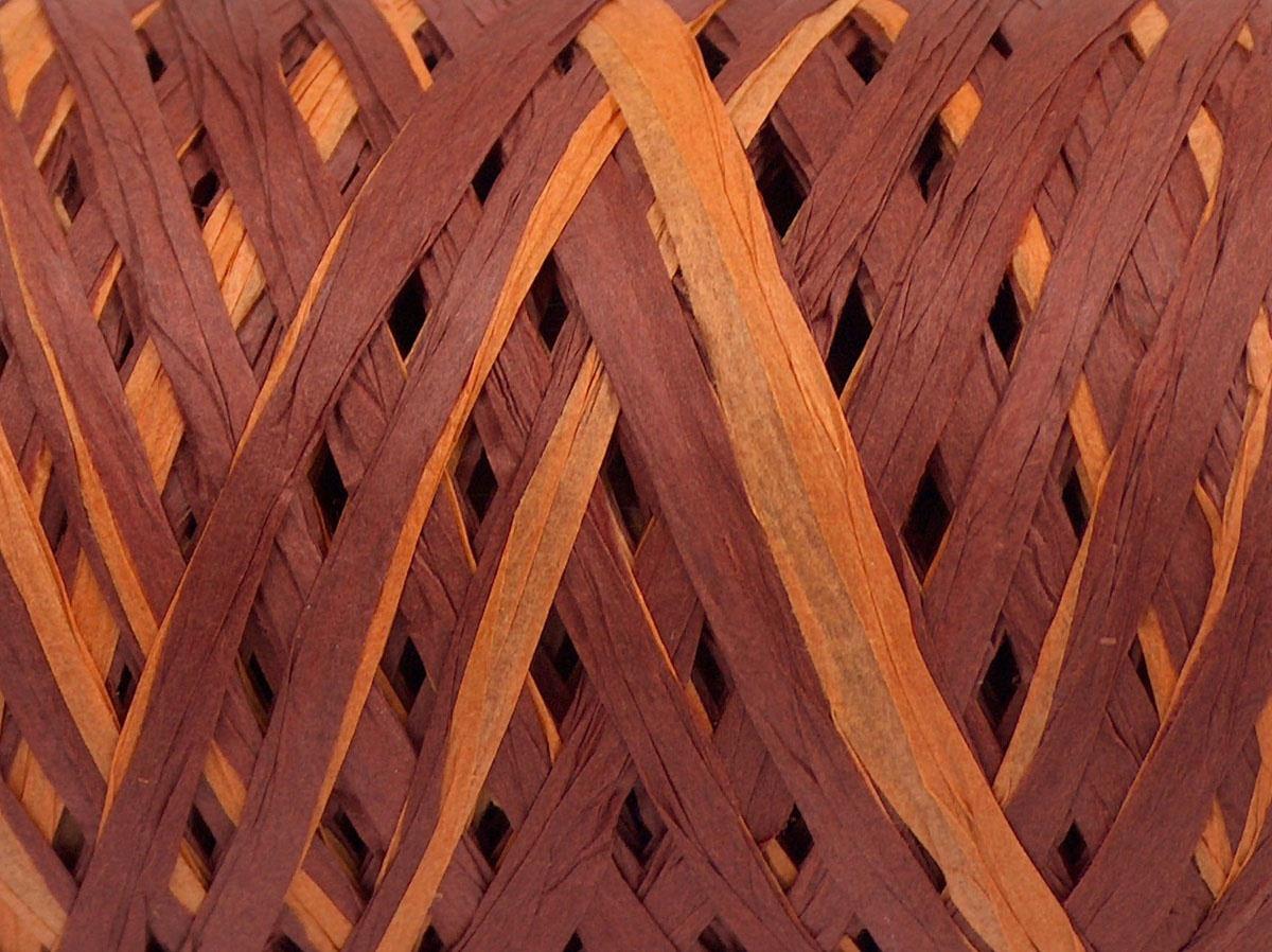 Raffia Multi Orange, Maroon