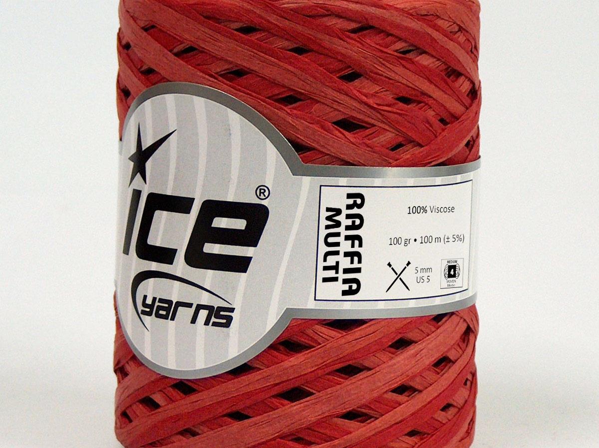 Raffia Multi Red Shades