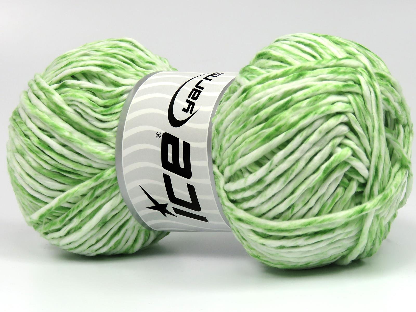 Raffia Twist Color Green, White