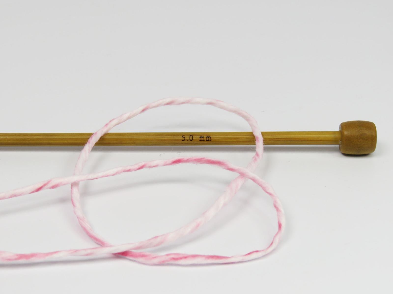 Raffia Twist Color Pink, White