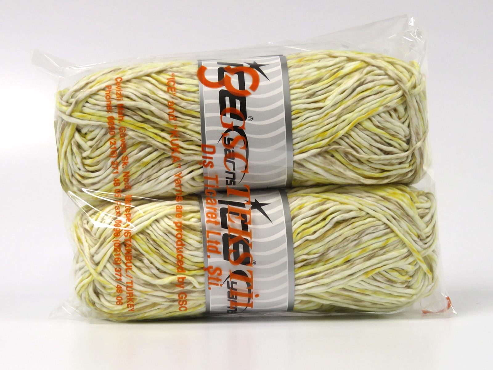 Raffia Twist Color White, Yellow, Camel