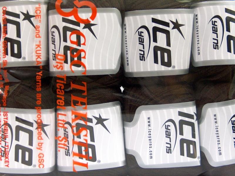 Ribbon Wool Dark Brown