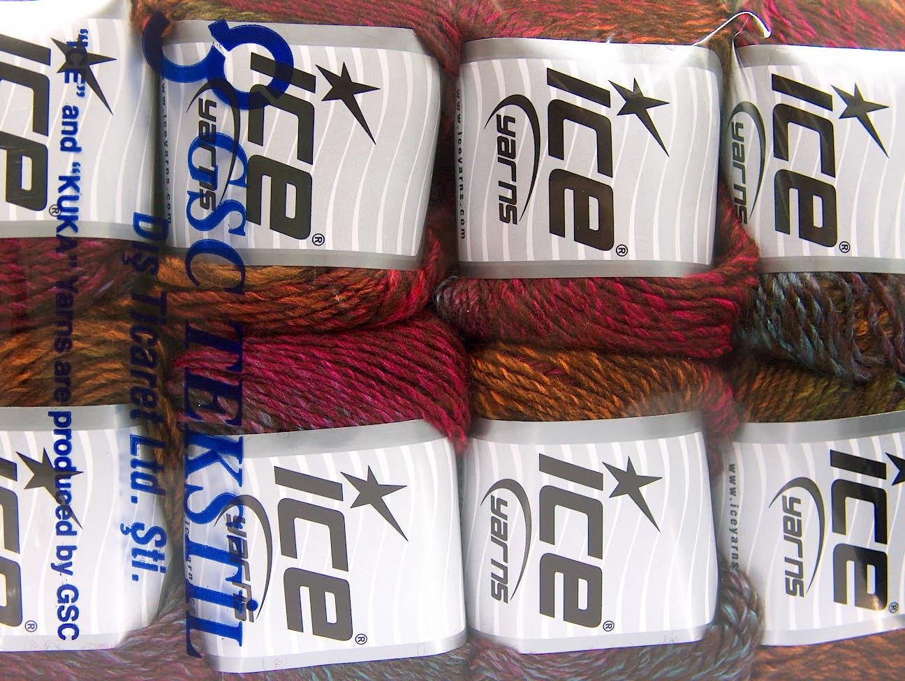 Roseto Brown, Green, Blue, Gold, Fuchsia