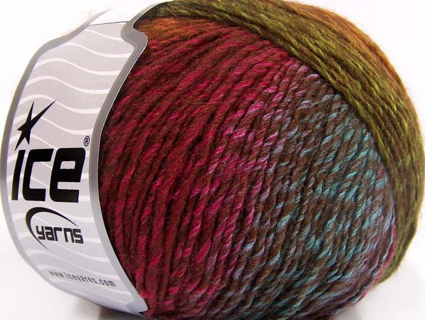 Roseto Brown, Green, Blue, Gold, Fuchsia