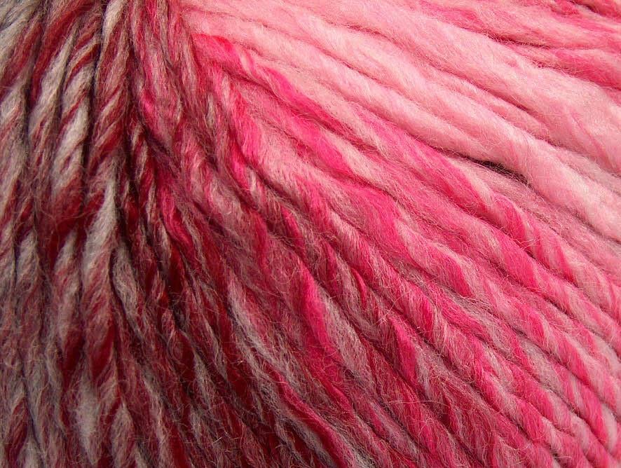 Roseto Worsted Burgundy, Light Grey, Pink Shades