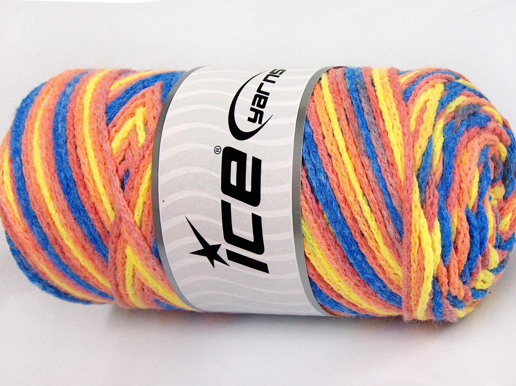 Saver Chain Color Blue, Yellow, Light Salmon