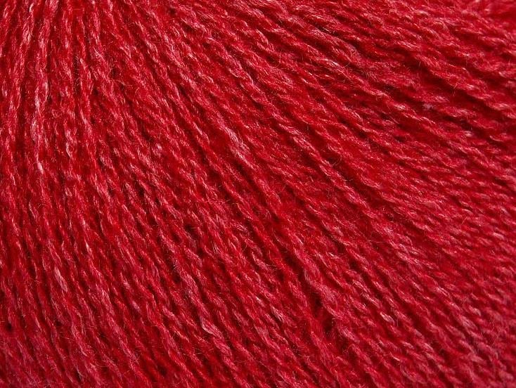 Silk Merino Red