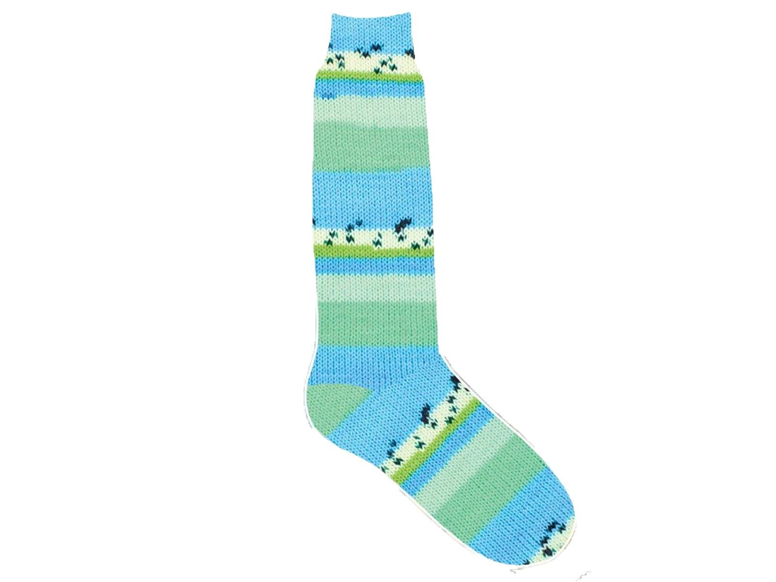 Smart Sock Black, Green Shades, Turquoise Shades