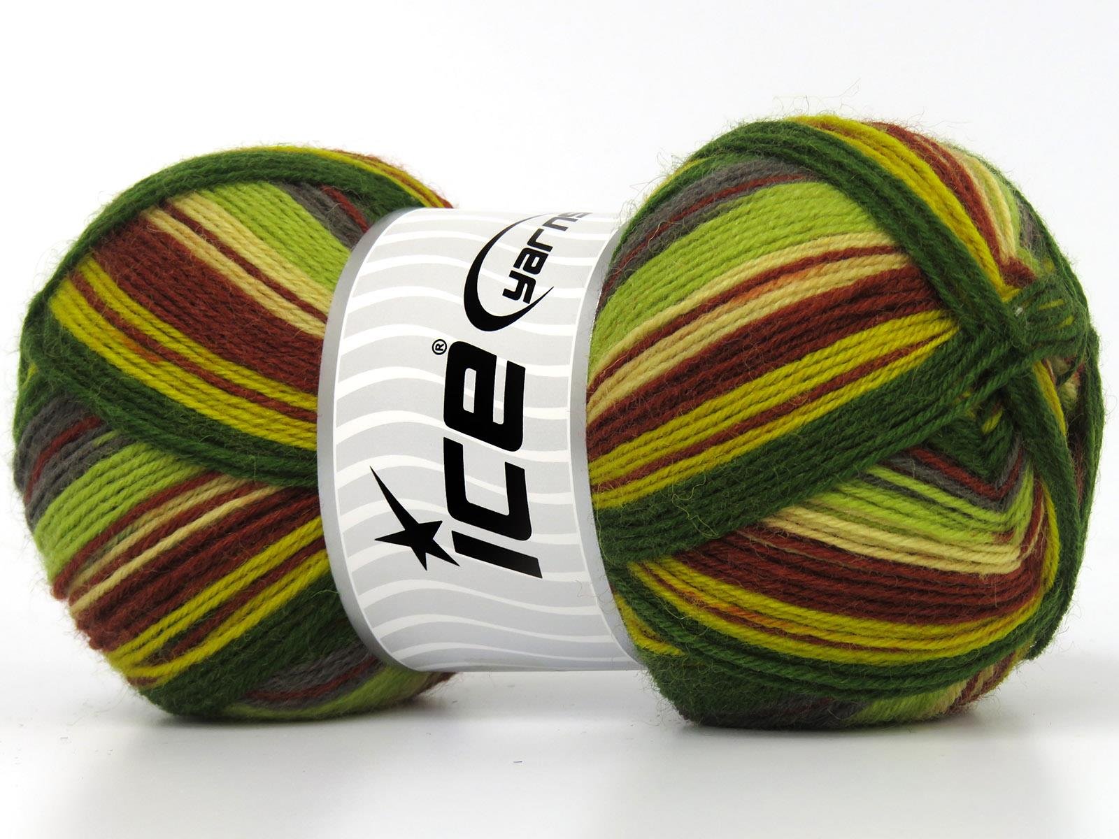 Smart Sock Cream, Grey, Green Shades, Copper