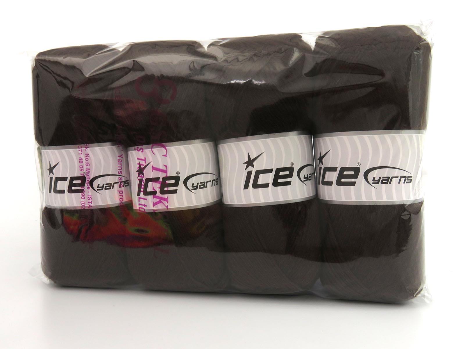 Sock Unicolor Dark Brown