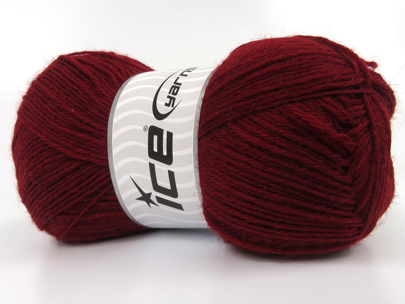 Sock Unicolor Dark Red