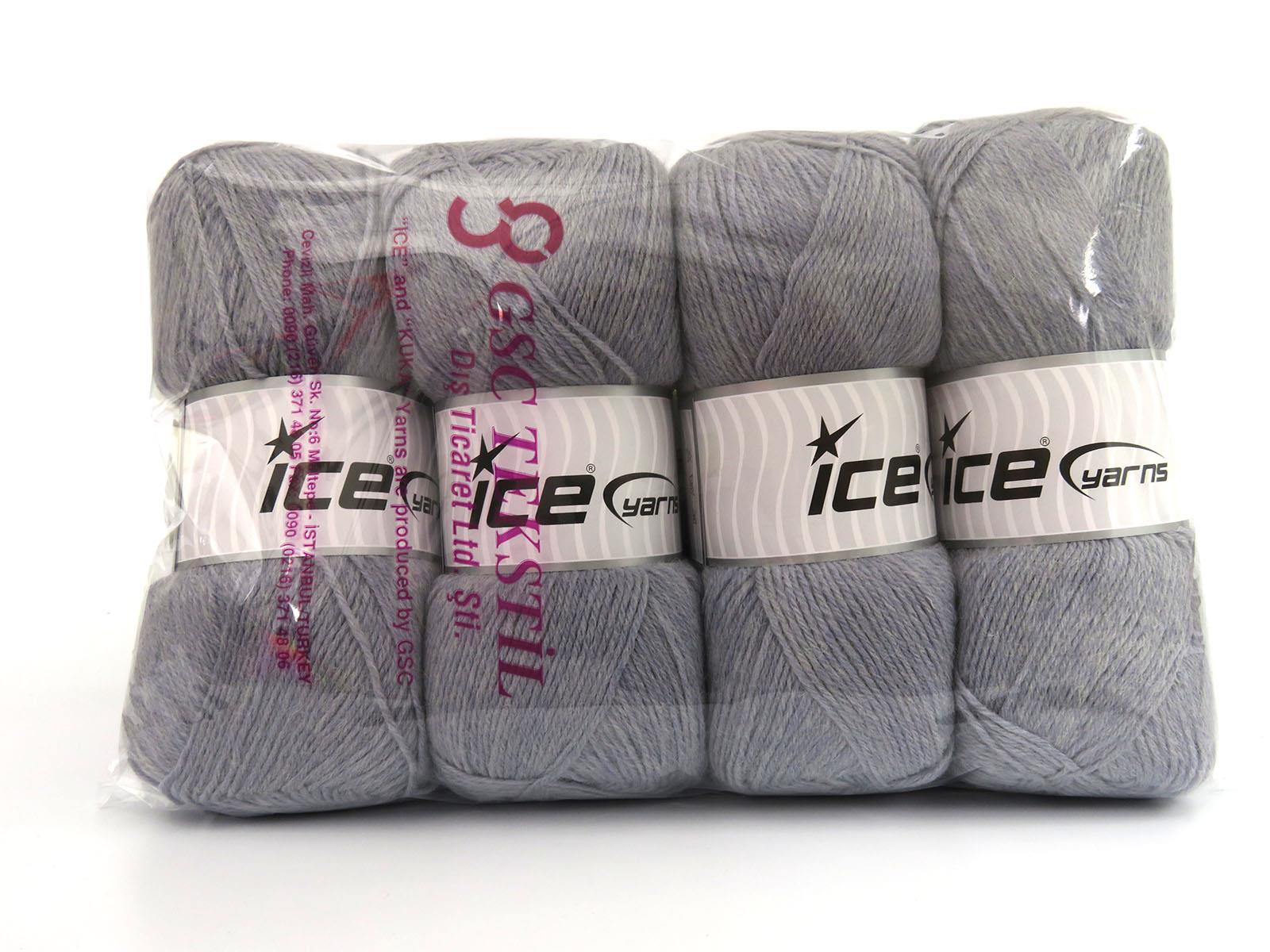 Sock Unicolor Greyish Light Blue