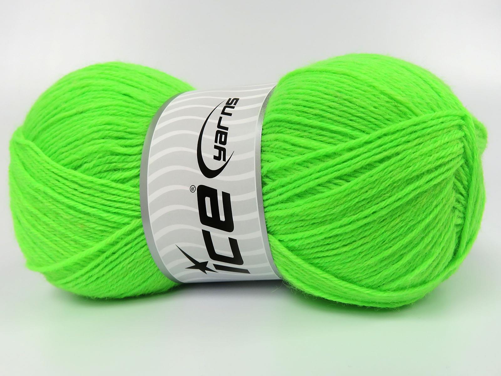 Sock Unicolor Neon Green