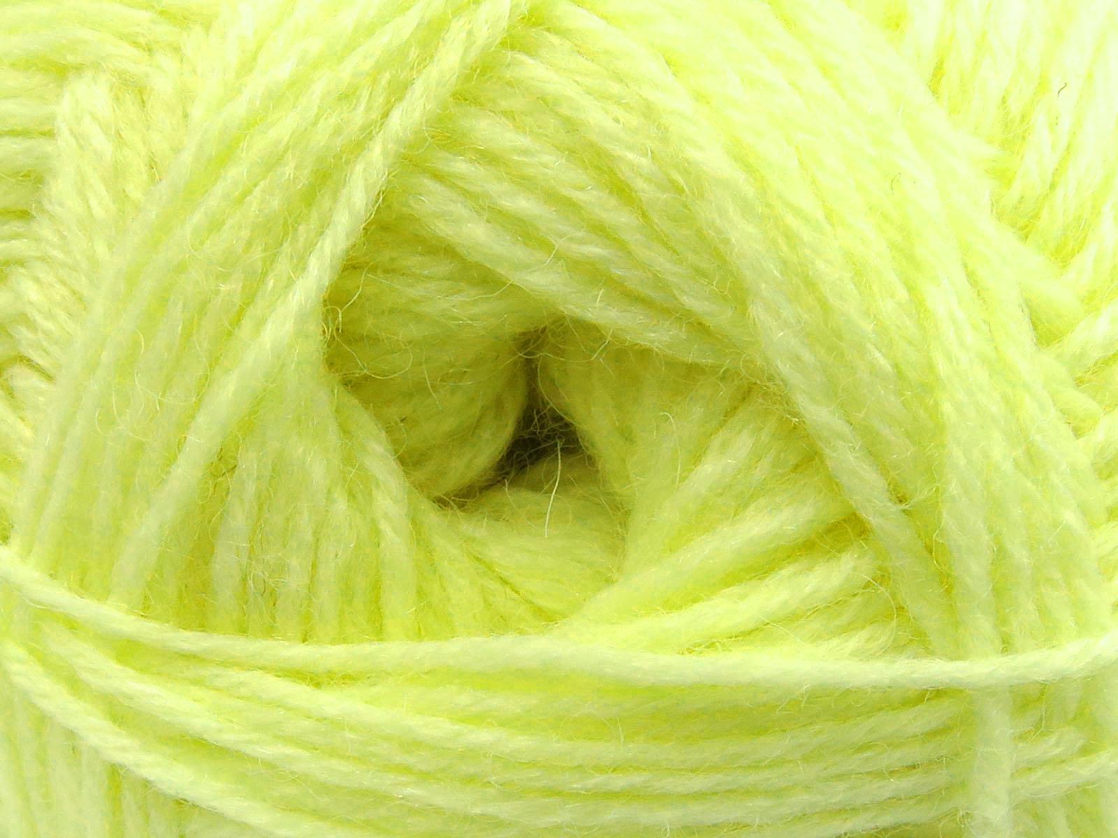 Sock Unicolor Neon Yellow