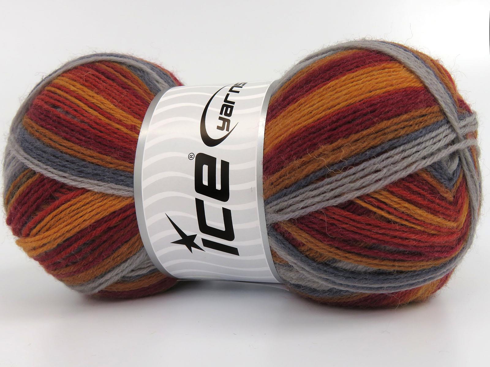 Sock Varicolor Gold, Grey Shades, Copper Shades
